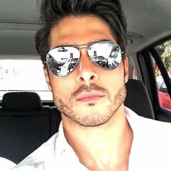 LIKE NEW RayBan Aviator RB3025 Silver Mirror Flash Ray ban Sunglasses - Picture 10 of 11